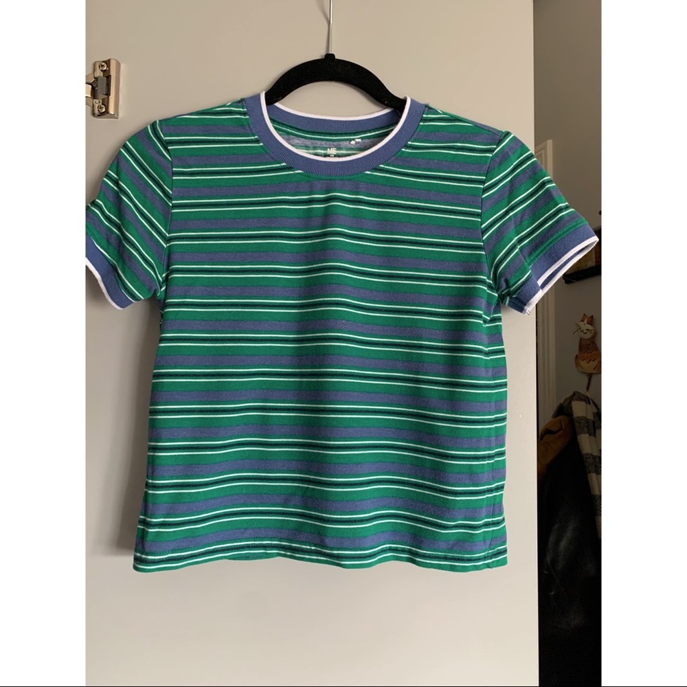 ME TO WE striped tee